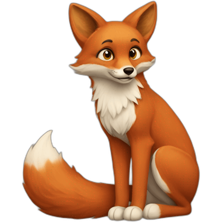 Foxy eureu emoji