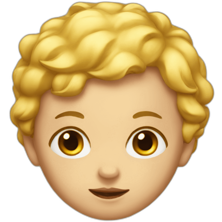 Golden baby emoji