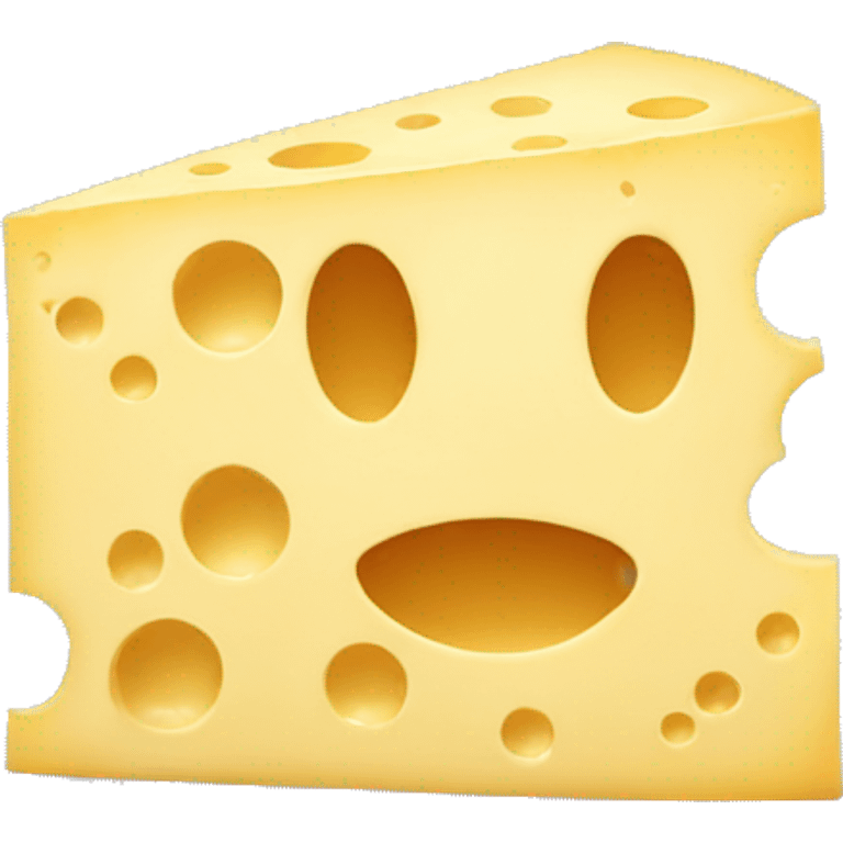 cheese with hidden face emoji