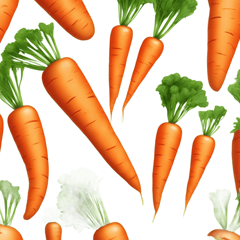 carrots and strawberry  emoji