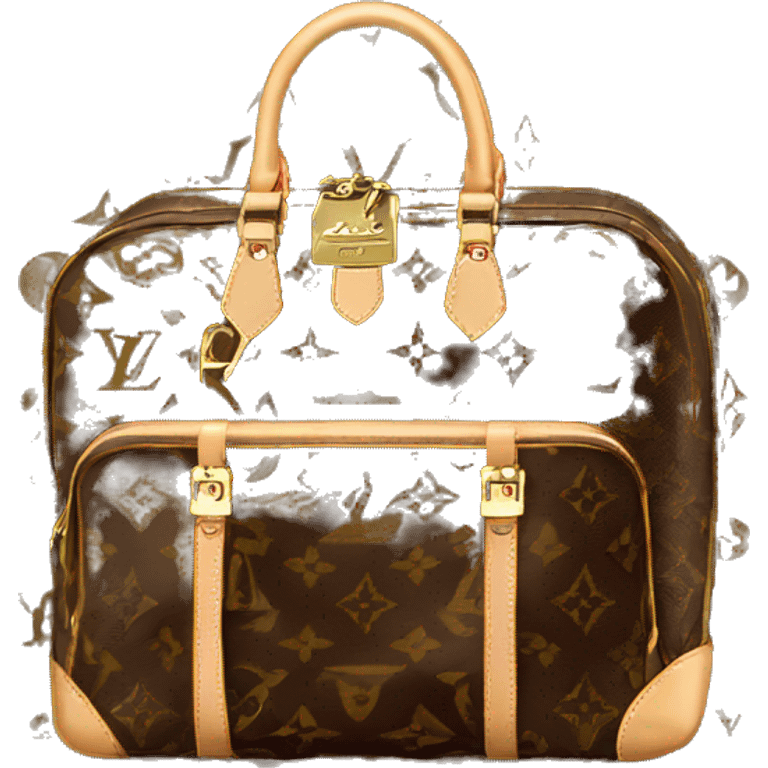 Louis Vuitton bag ￼ emoji