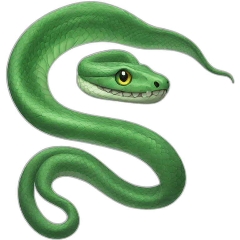 Femelle serpent blanc  emoji