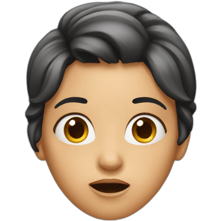 surprised woman emoji