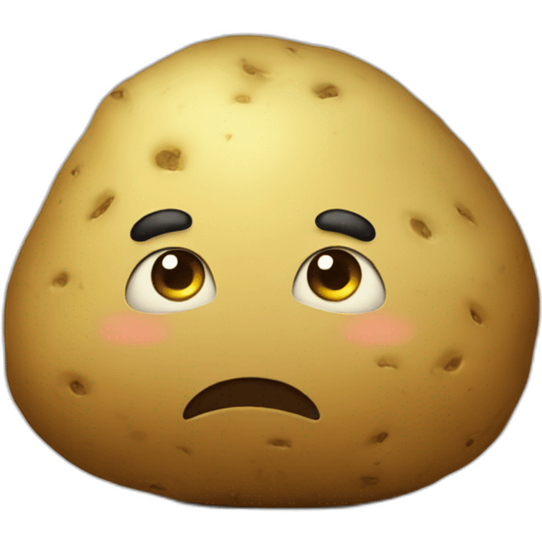 Potato sad emoji