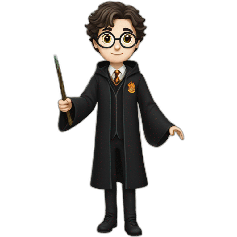 harry potter using wand emoji