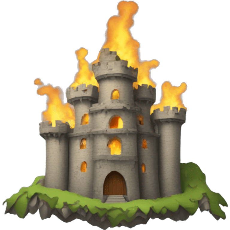 collapsing castle emoji