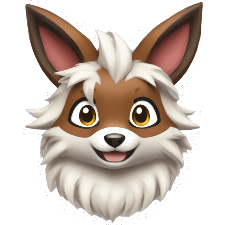 Lycanroc Eevee Furret Zigzagoon emoji