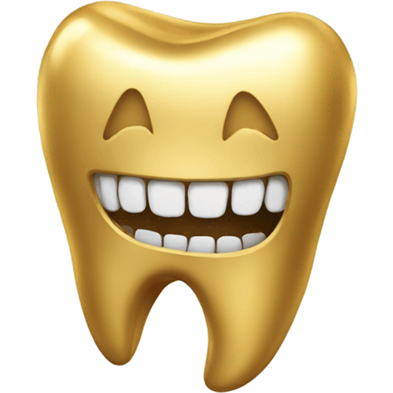 Gold tooth emoji