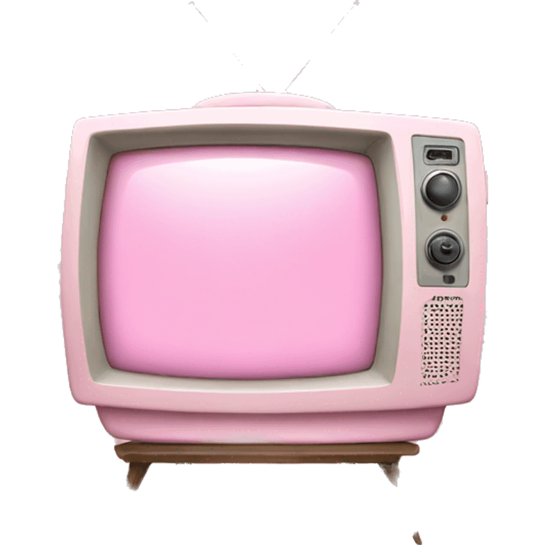 Light pink tv emoji