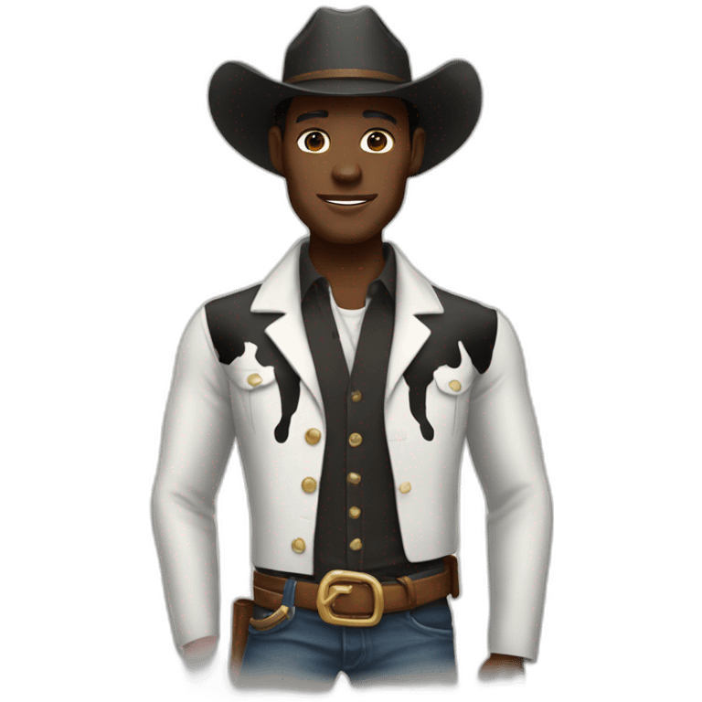 Saroumane wearing cow boy suit  emoji