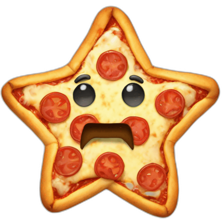 star shape pizza emoji