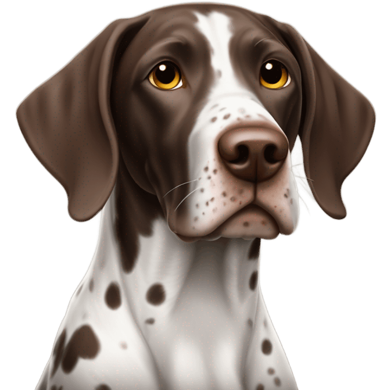 German shorthaired pointer emoji