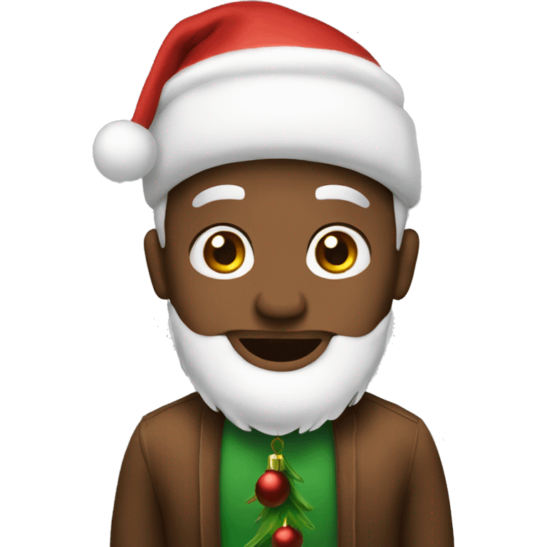 brown christmas emoji