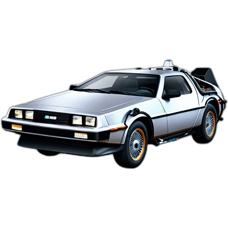 back to the future car emoji