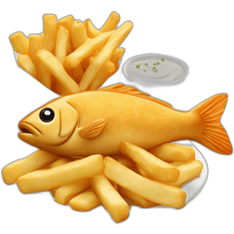 Fish and chips emoji