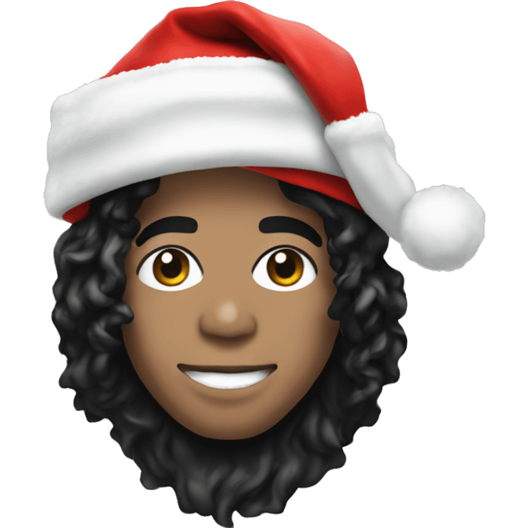 michael jackson with santa hat emoji