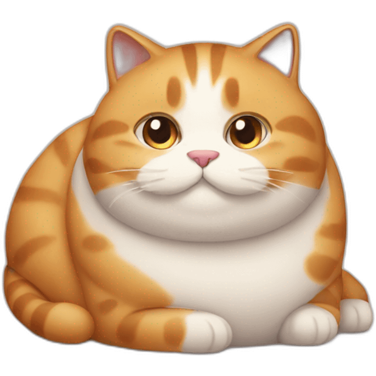 a fat cat emoji