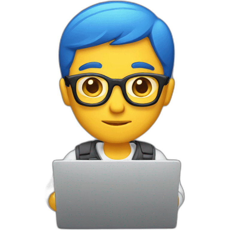 Editor with laptop emoji