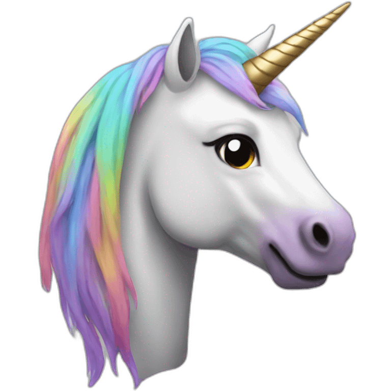 shitty unicorn emoji