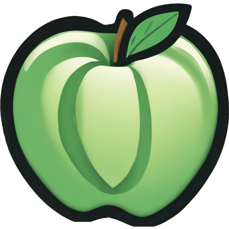 CREATE LINOCUT APPLE emoji