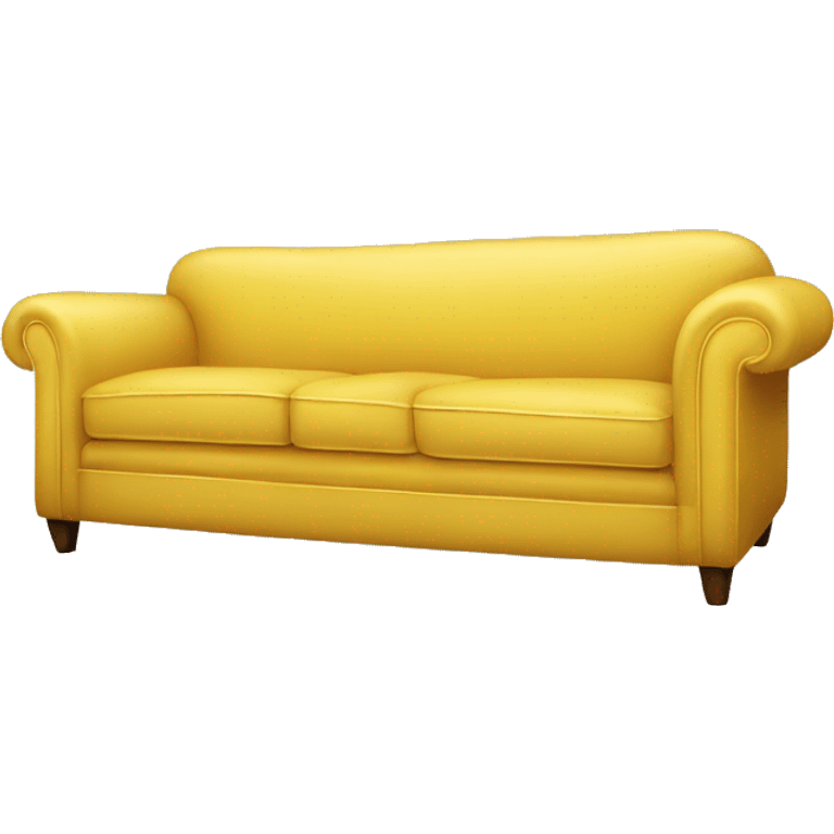 Yellow couch  emoji