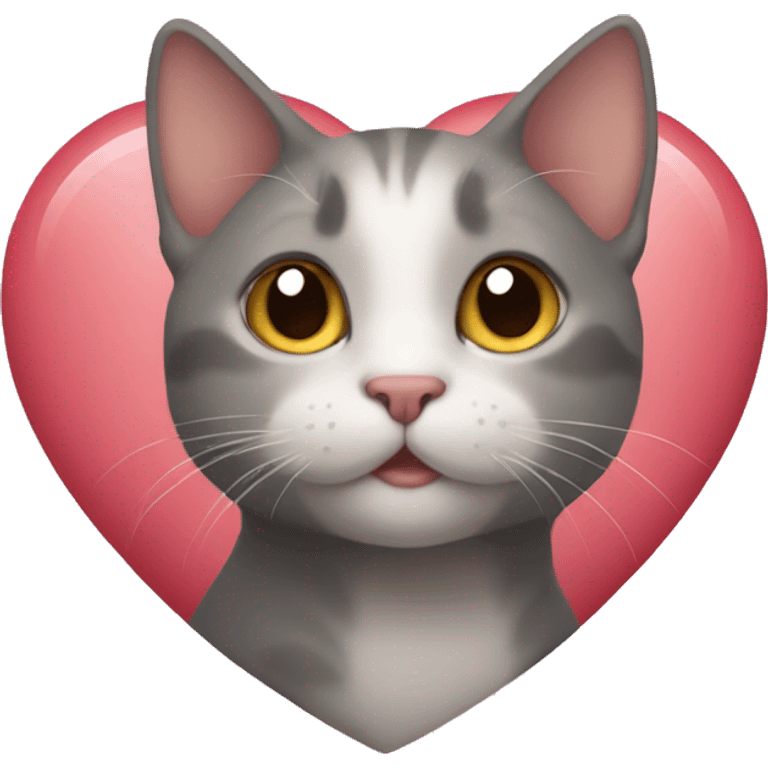 Cat heart emoji