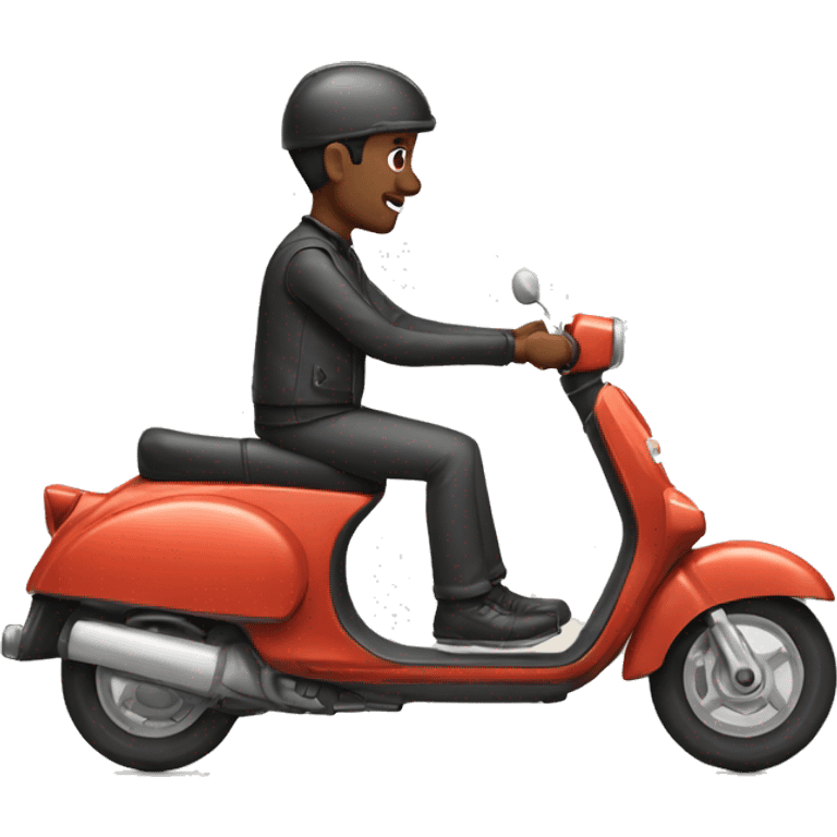 Man on scooter emoji