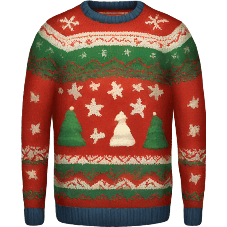 Christmas sweater  emoji