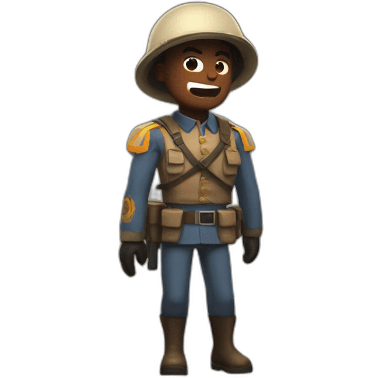 Soldier from Team Fortress 2 emoji