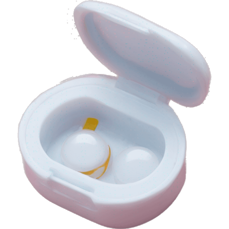 screw top contact lens case emoji