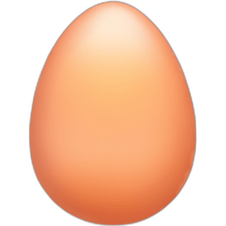 eggpland in peach emoji