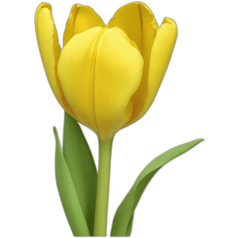 Tulipe jaune emoji