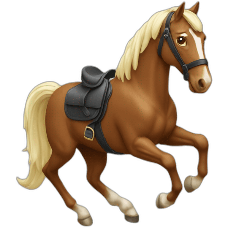 Cheval qui saute emoji