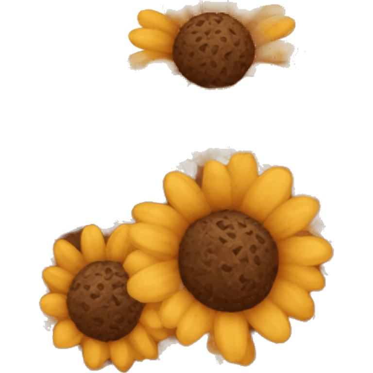 autumn bouquet brown emoji