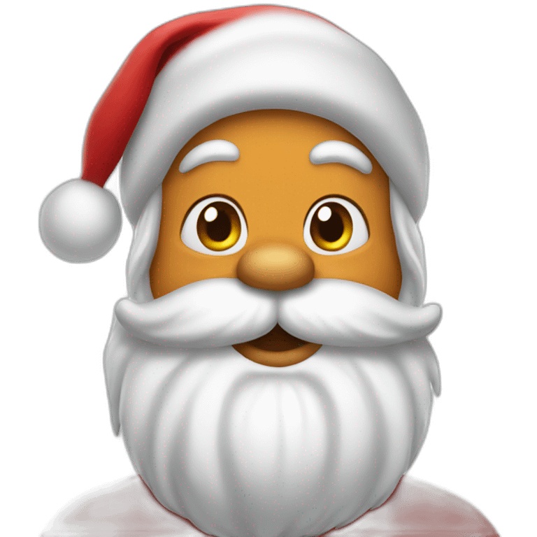 Garfield santa claus emoji