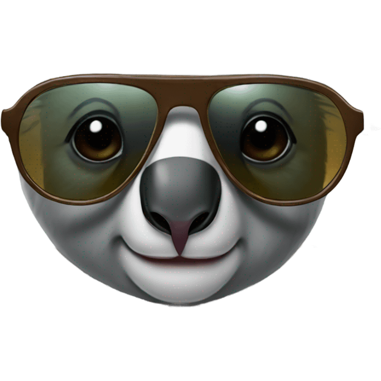 Koala in sunglasses emoji