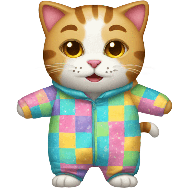 Cat in pjs emoji