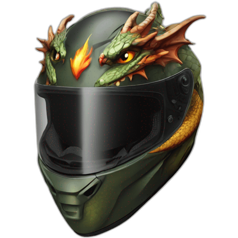 dragon motorcycle helmet emoji