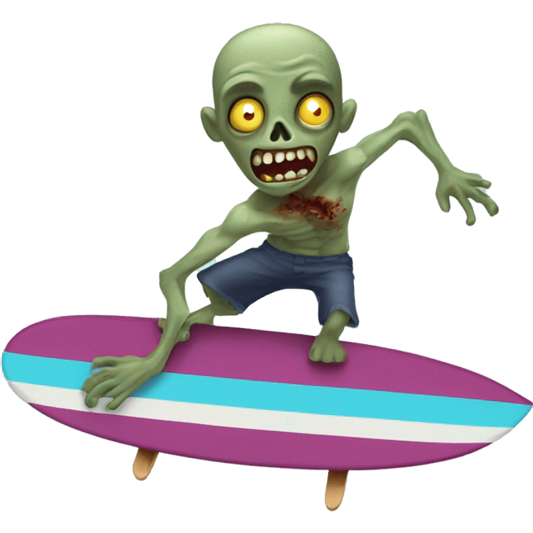 zombie surfing  emoji