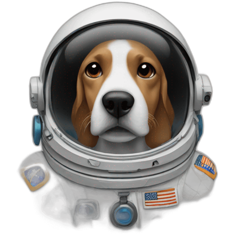 Dog in space emoji