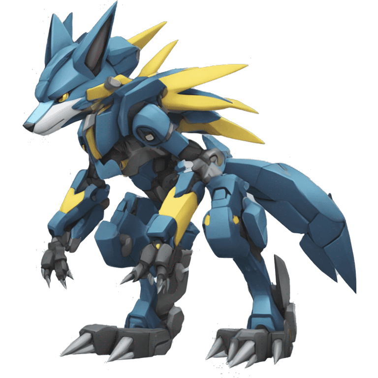 Zeraora-Zoroark-medabot-Mecha full body emoji