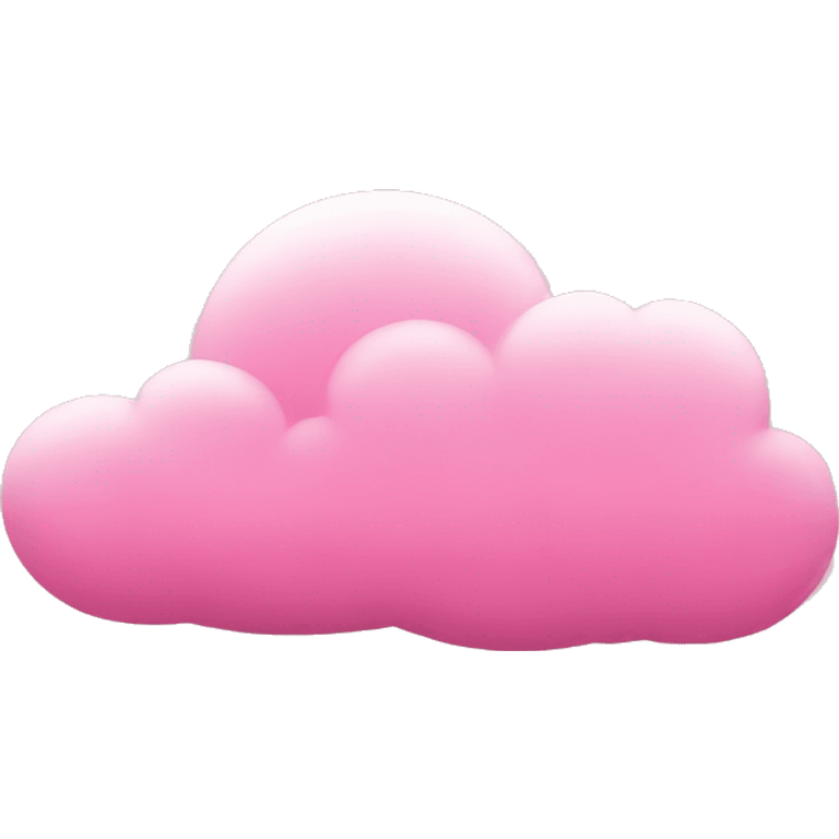 Pink clouds emoji