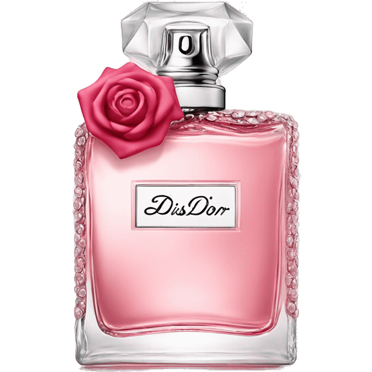 miss dior rose and roses bottle emoji