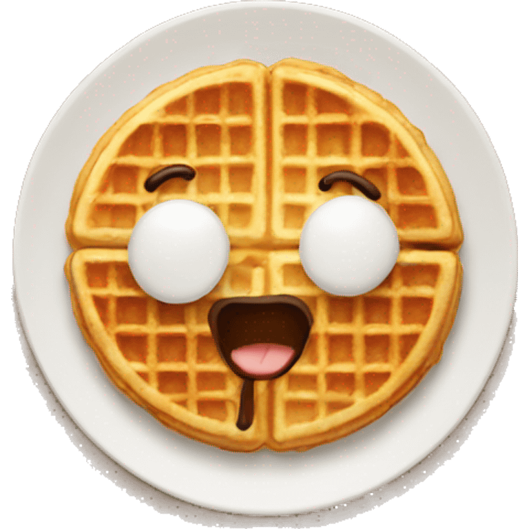 Waffle emoji