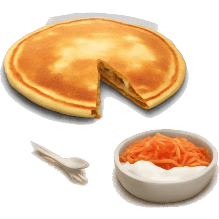 one kimchi pancake emoji