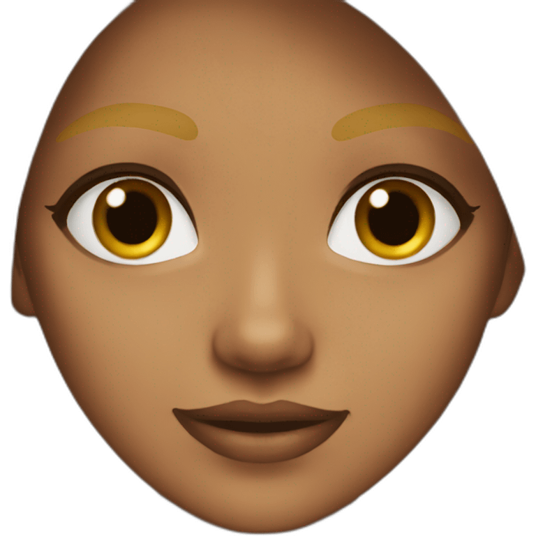 Are you girl with brown eyes and blonde hair emoji