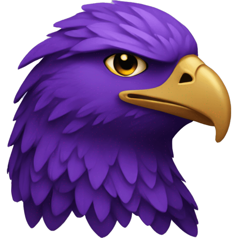 Purple eagle emoji