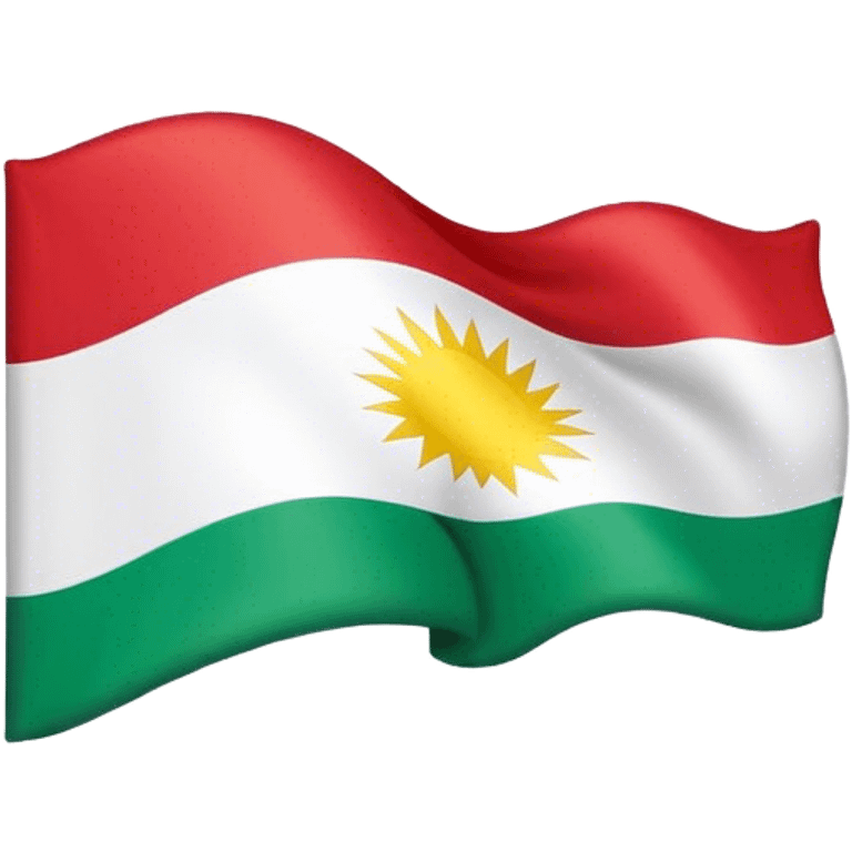 Kurdistan flag emoji emoji