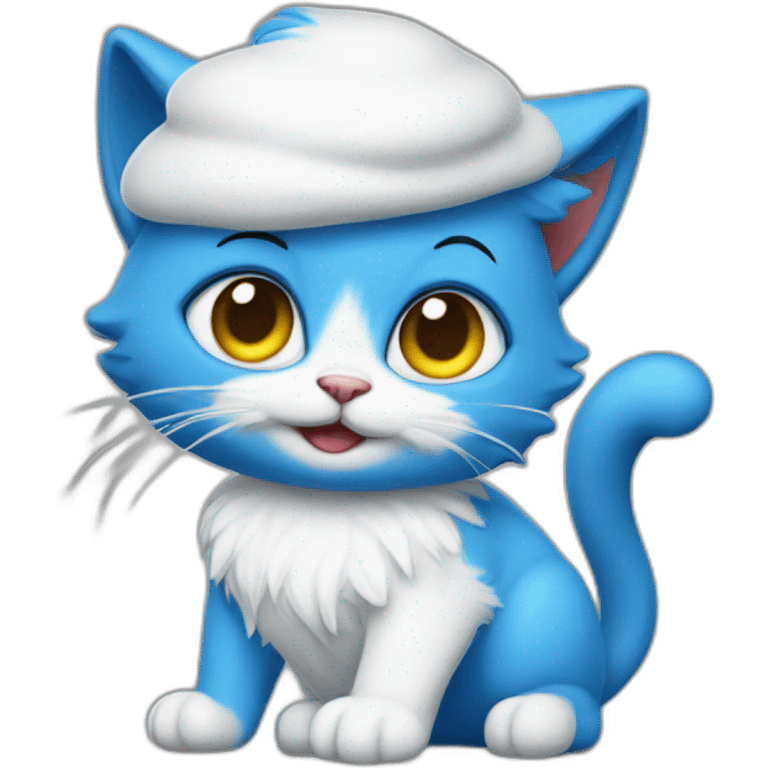 Smurf cat  emoji