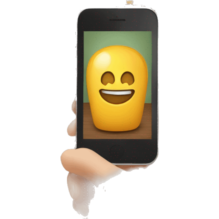 an image representing an order being received by a picker in a grocery store on a mobile device, ready to start picking emoji